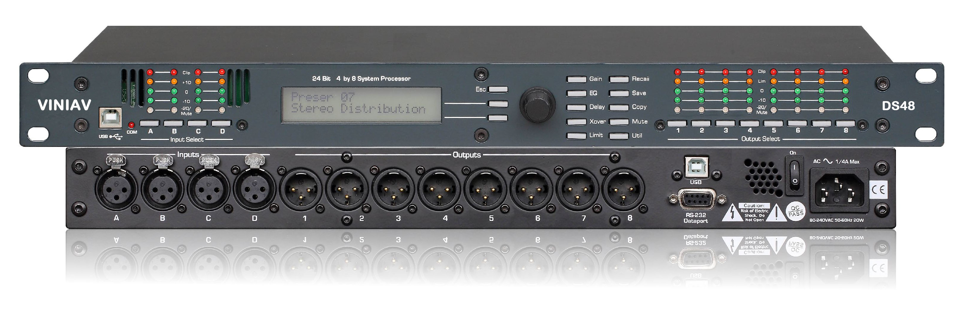 VINIAV DS48數字式分頻器/系統處理器 VINIAV DS48數字式分頻器/系統處理器