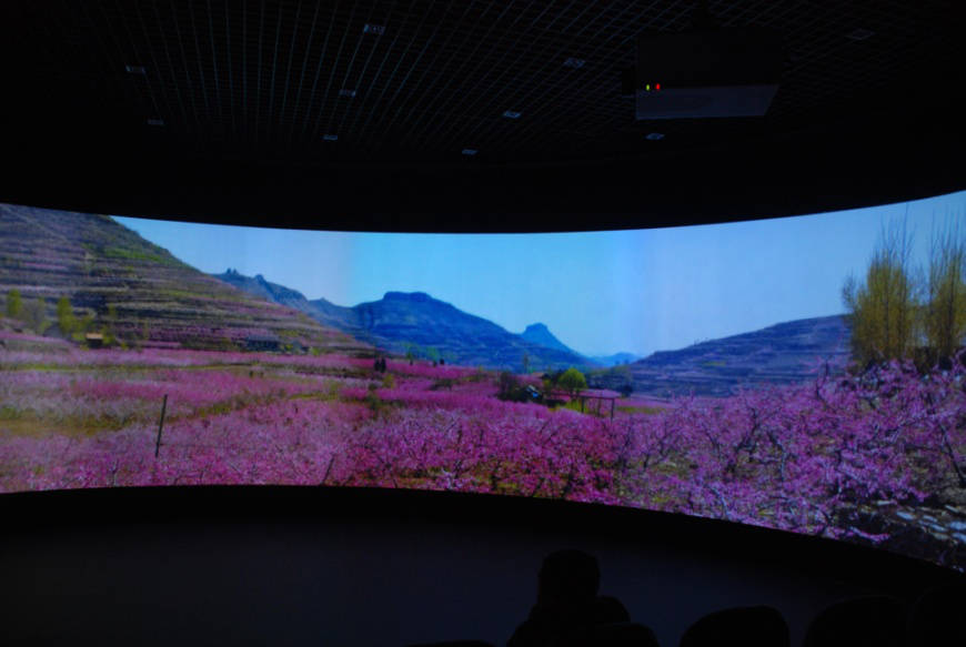 弧幕、環幕投影