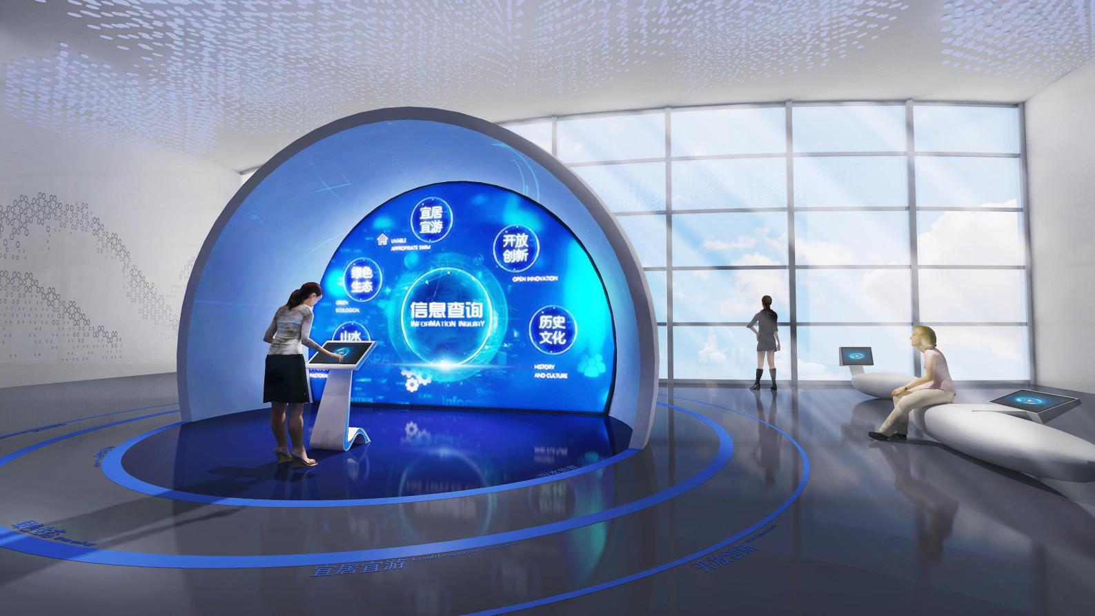 企業展廳多媒體互動技術 企業展廳多媒體互動技術