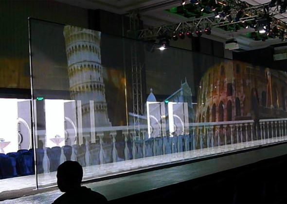 投影融合沉浸式顯示系統 投影融合沉浸式顯示系統