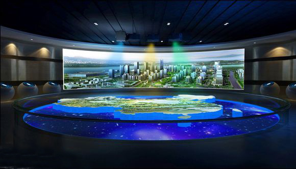 多媒體展廳互動投影融合 多媒體展廳互動投影融合