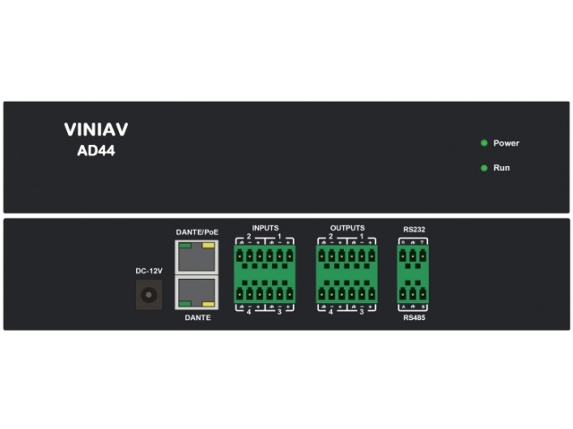 AD44 四路Dante轉(zhuǎn)換模塊